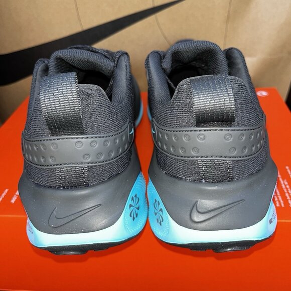 NEW Nike ReactX Infinity Run Anthracite Baltic Blue DR2665 008 Men Size 9.5 main image 6